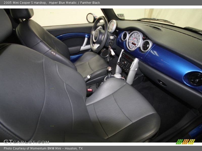 Hyper Blue Metallic / Panther Black 2005 Mini Cooper S Hardtop
