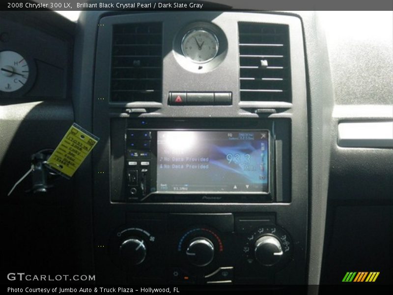 Brilliant Black Crystal Pearl / Dark Slate Gray 2008 Chrysler 300 LX