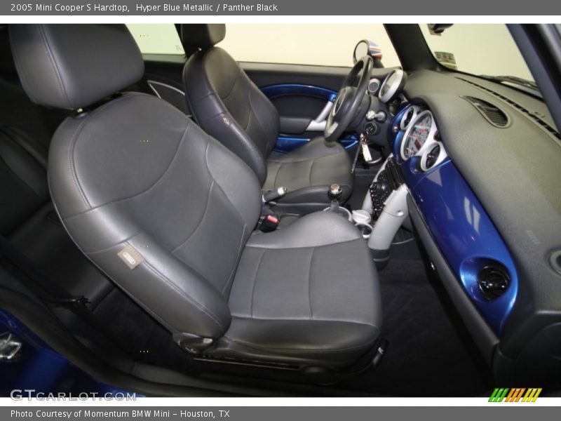 Hyper Blue Metallic / Panther Black 2005 Mini Cooper S Hardtop