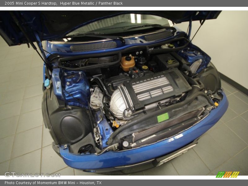 Hyper Blue Metallic / Panther Black 2005 Mini Cooper S Hardtop
