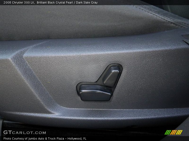 Brilliant Black Crystal Pearl / Dark Slate Gray 2008 Chrysler 300 LX