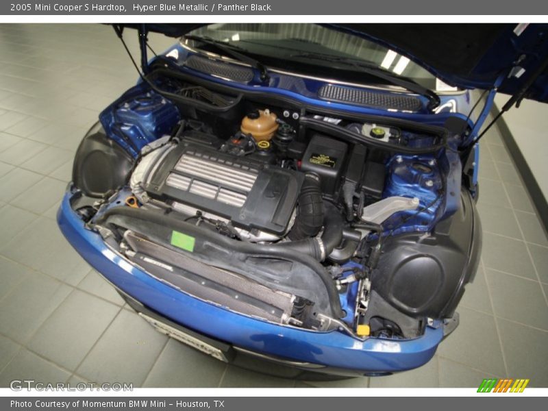 Hyper Blue Metallic / Panther Black 2005 Mini Cooper S Hardtop