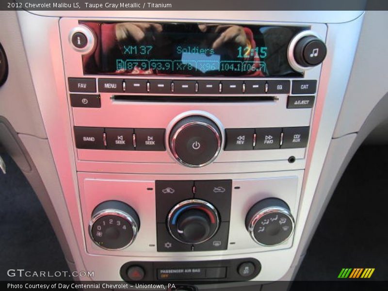 Taupe Gray Metallic / Titanium 2012 Chevrolet Malibu LS