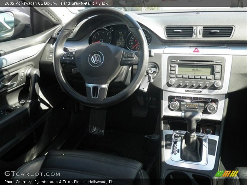 Island Grey Metallic / Black 2009 Volkswagen CC Luxury