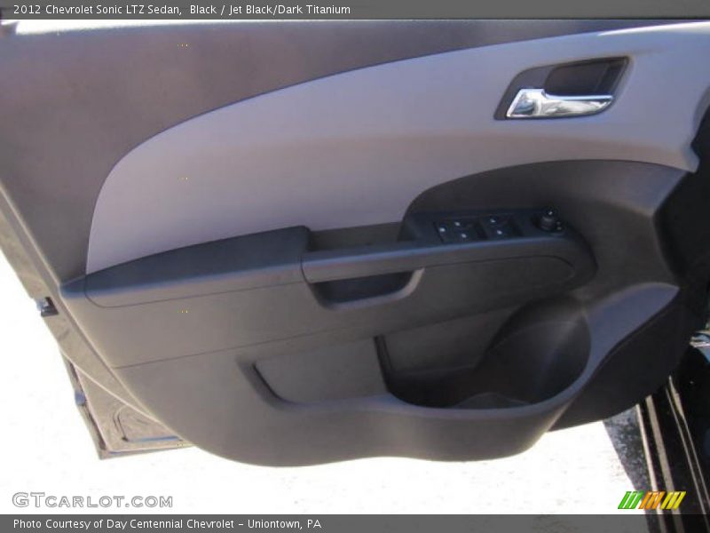 Black / Jet Black/Dark Titanium 2012 Chevrolet Sonic LTZ Sedan