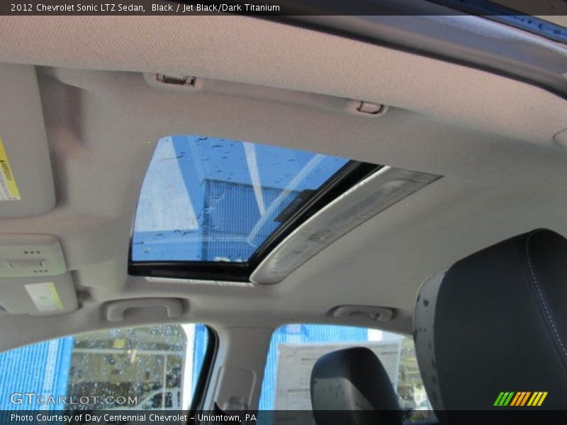 Black / Jet Black/Dark Titanium 2012 Chevrolet Sonic LTZ Sedan
