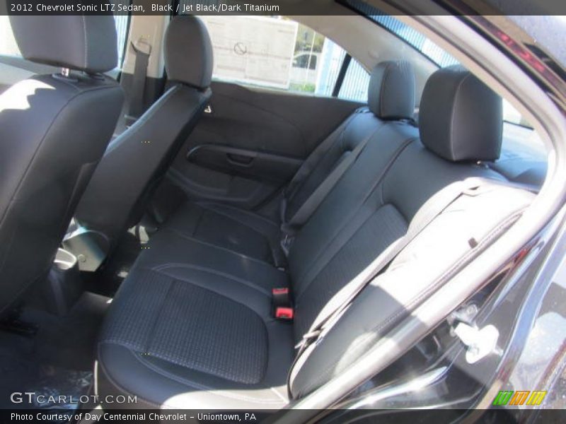 Black / Jet Black/Dark Titanium 2012 Chevrolet Sonic LTZ Sedan