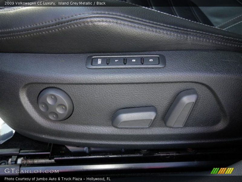 Island Grey Metallic / Black 2009 Volkswagen CC Luxury