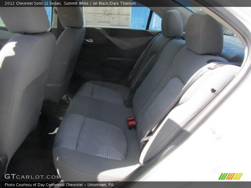 Summit White / Jet Black/Dark Titanium 2012 Chevrolet Sonic LS Sedan