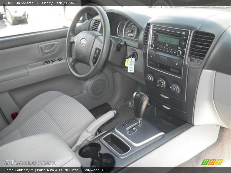 Ebony Black / Gray 2009 Kia Sorento LX