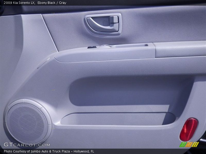 Ebony Black / Gray 2009 Kia Sorento LX