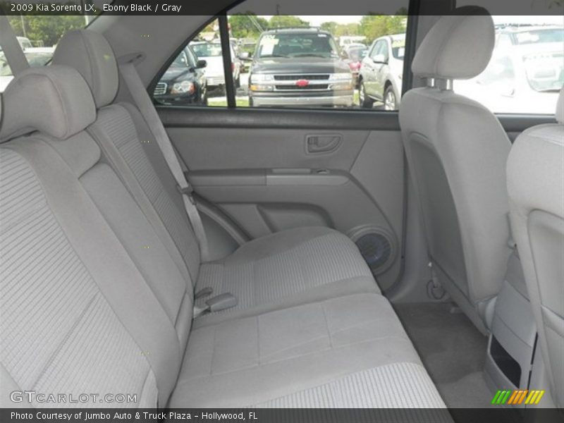 Ebony Black / Gray 2009 Kia Sorento LX