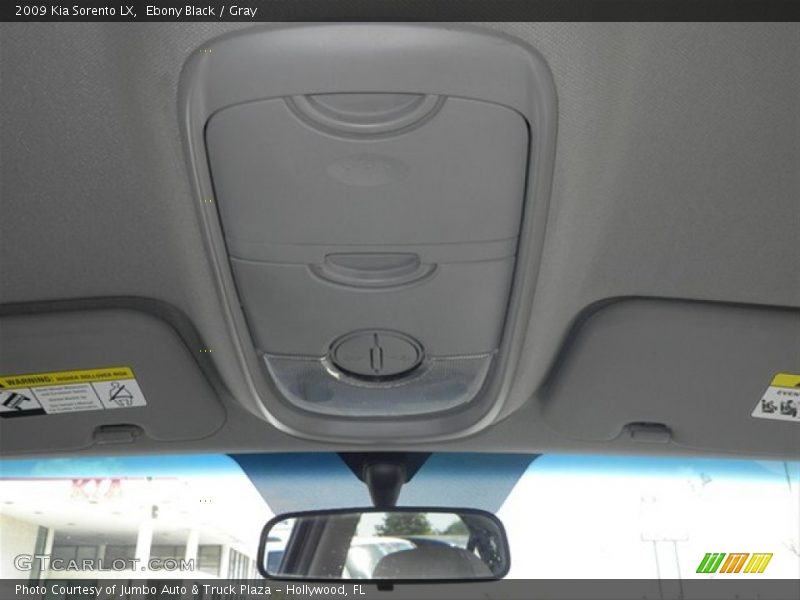 Ebony Black / Gray 2009 Kia Sorento LX