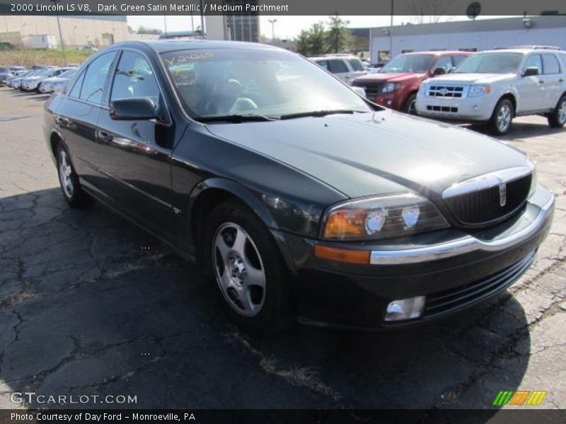 Dark Green Satin Metallic / Medium Parchment 2000 Lincoln LS V8