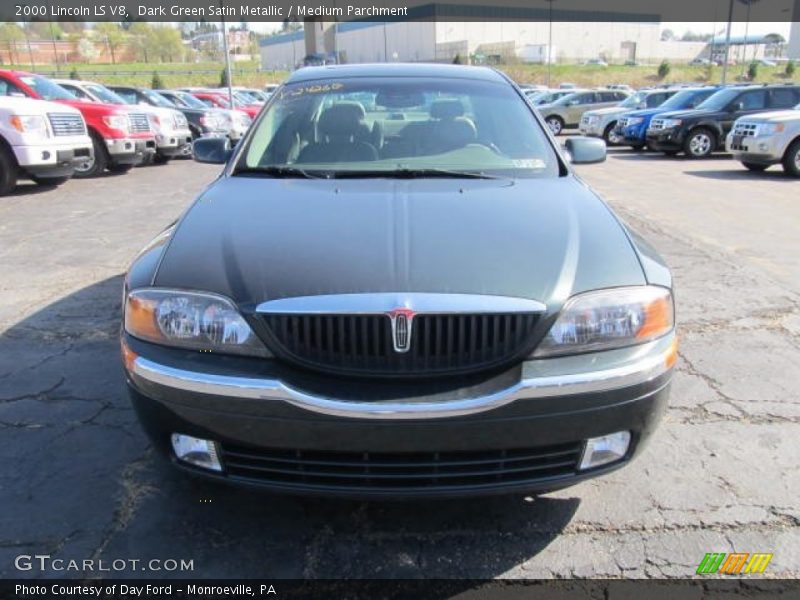 Dark Green Satin Metallic / Medium Parchment 2000 Lincoln LS V8