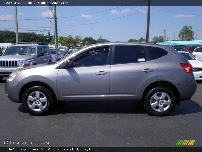 Gotham Gray / Gray 2009 Nissan Rogue S