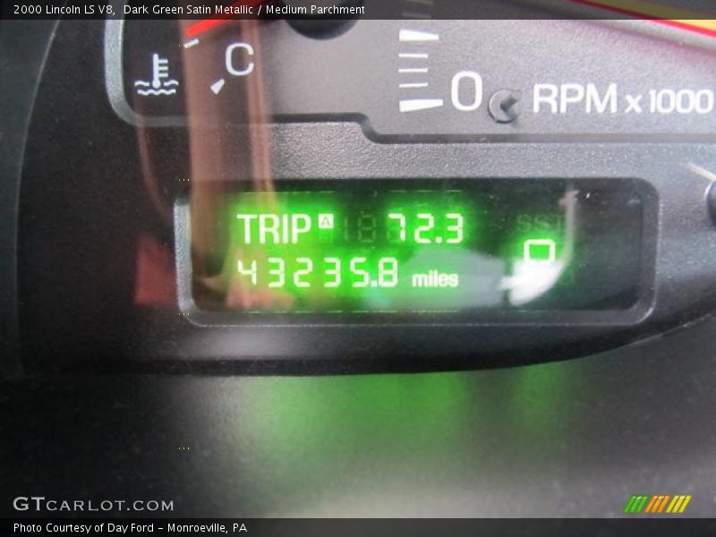 Dark Green Satin Metallic / Medium Parchment 2000 Lincoln LS V8