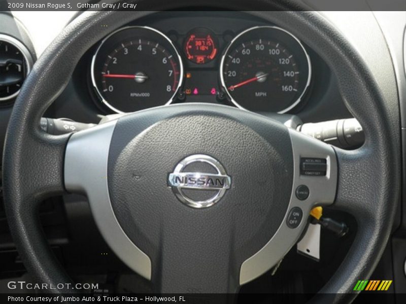 Gotham Gray / Gray 2009 Nissan Rogue S