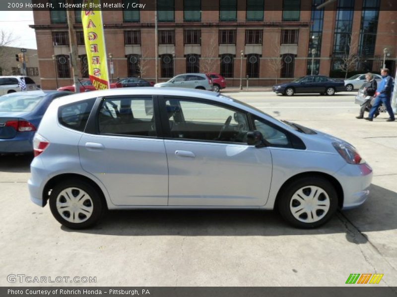 Tidewater Blue Metallic / Gray 2009 Honda Fit