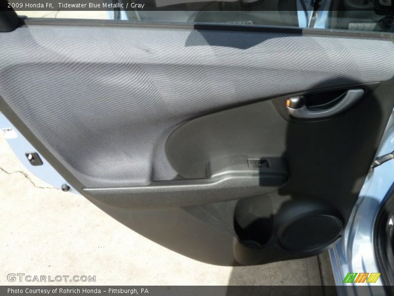 Tidewater Blue Metallic / Gray 2009 Honda Fit