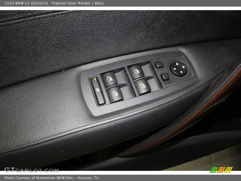 Titanium Silver Metallic / Black 2009 BMW X3 xDrive30i