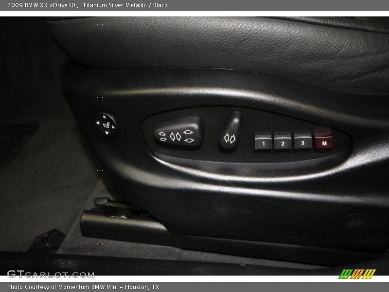 Titanium Silver Metallic / Black 2009 BMW X3 xDrive30i