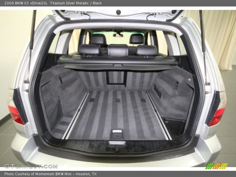 Titanium Silver Metallic / Black 2009 BMW X3 xDrive30i