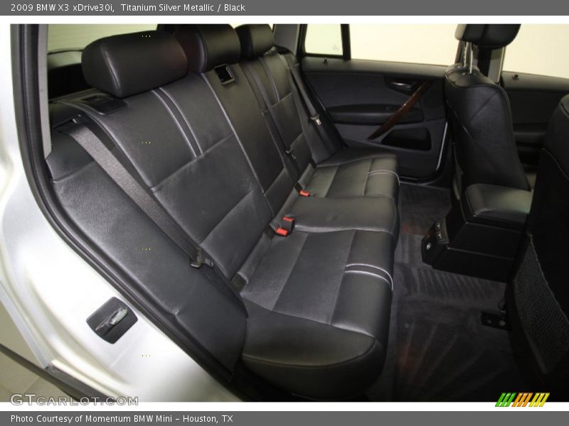 Titanium Silver Metallic / Black 2009 BMW X3 xDrive30i