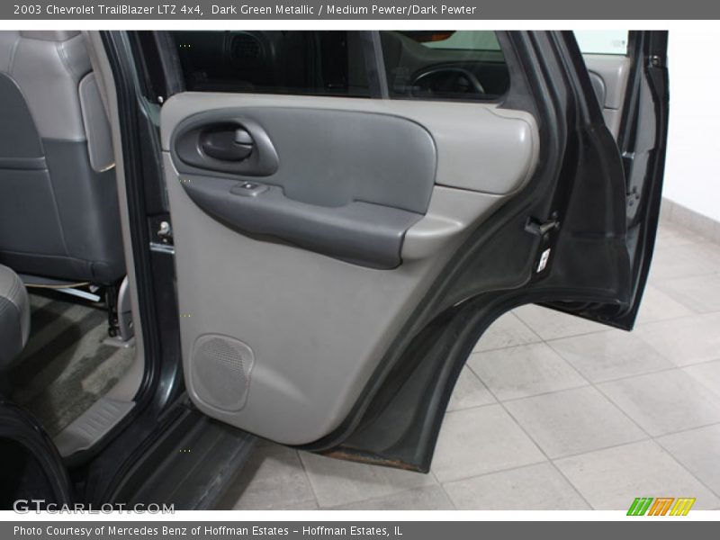 Dark Green Metallic / Medium Pewter/Dark Pewter 2003 Chevrolet TrailBlazer LTZ 4x4