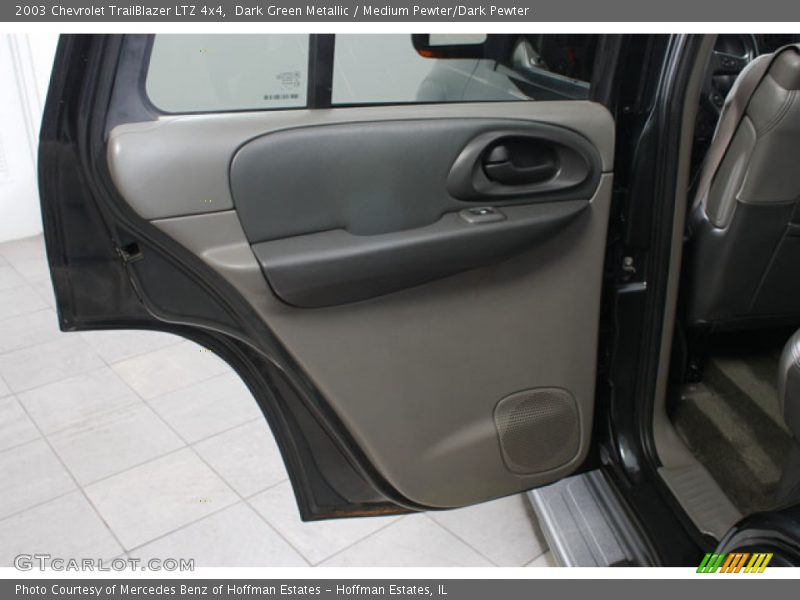 Dark Green Metallic / Medium Pewter/Dark Pewter 2003 Chevrolet TrailBlazer LTZ 4x4