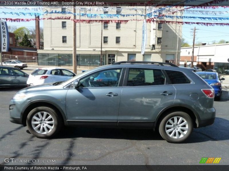 Dolphin Gray Mica / Black 2010 Mazda CX-9 Touring AWD