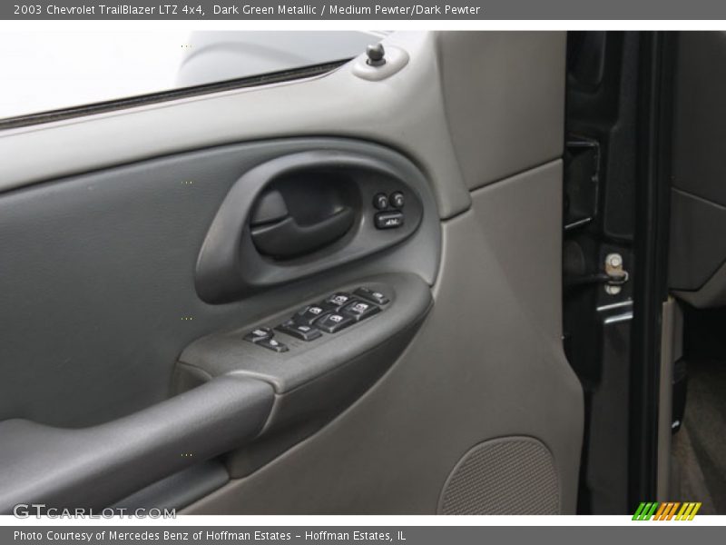 Dark Green Metallic / Medium Pewter/Dark Pewter 2003 Chevrolet TrailBlazer LTZ 4x4
