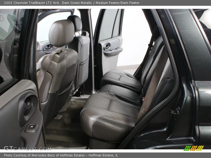 Dark Green Metallic / Medium Pewter/Dark Pewter 2003 Chevrolet TrailBlazer LTZ 4x4