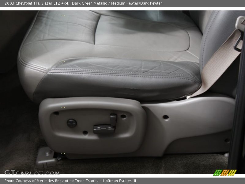Dark Green Metallic / Medium Pewter/Dark Pewter 2003 Chevrolet TrailBlazer LTZ 4x4
