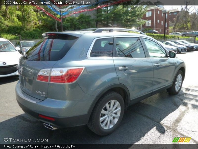 Dolphin Gray Mica / Black 2010 Mazda CX-9 Touring AWD