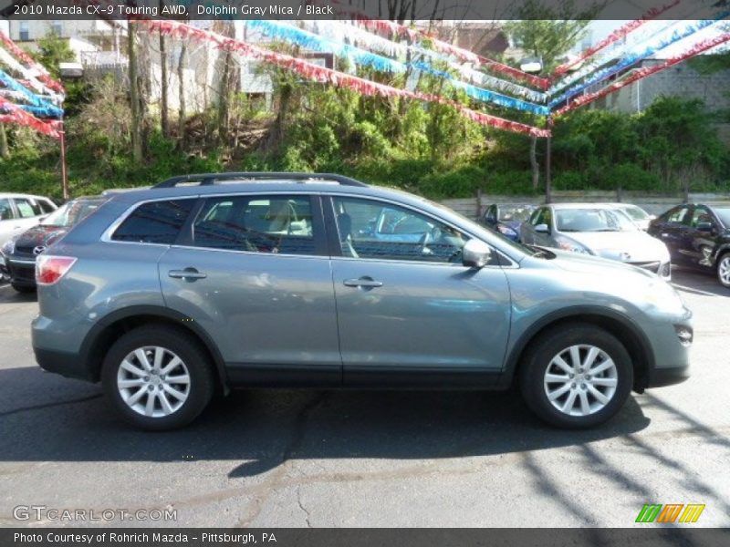 Dolphin Gray Mica / Black 2010 Mazda CX-9 Touring AWD