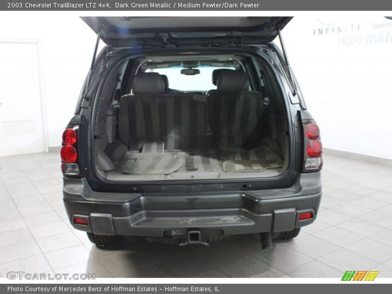 Dark Green Metallic / Medium Pewter/Dark Pewter 2003 Chevrolet TrailBlazer LTZ 4x4
