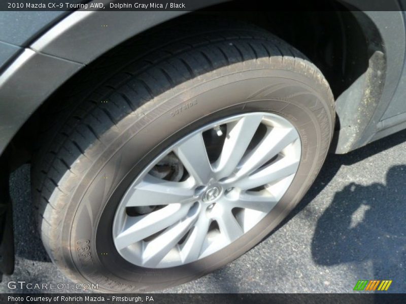 Dolphin Gray Mica / Black 2010 Mazda CX-9 Touring AWD