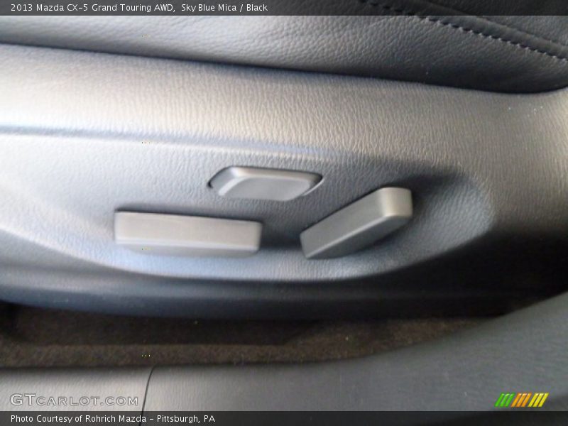 Sky Blue Mica / Black 2013 Mazda CX-5 Grand Touring AWD