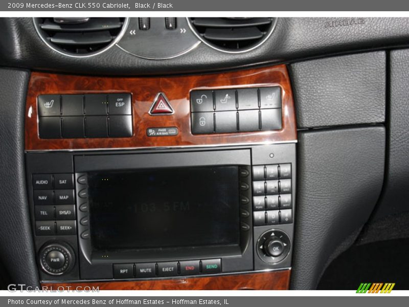 Black / Black 2009 Mercedes-Benz CLK 550 Cabriolet
