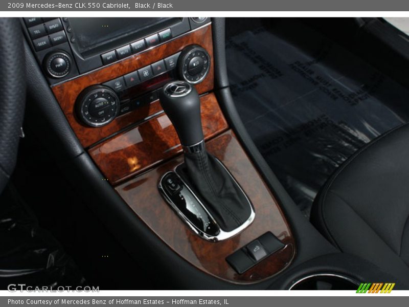 Black / Black 2009 Mercedes-Benz CLK 550 Cabriolet