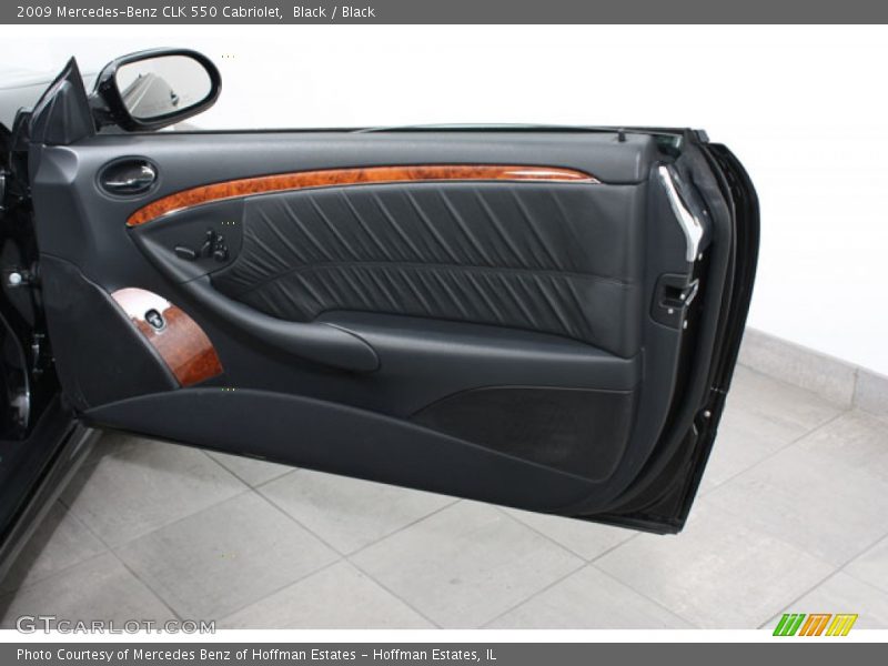 Black / Black 2009 Mercedes-Benz CLK 550 Cabriolet