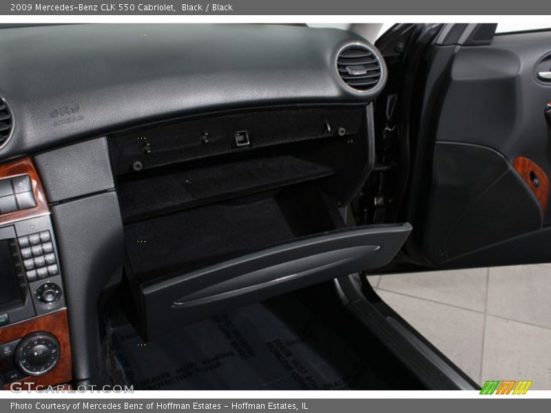 Black / Black 2009 Mercedes-Benz CLK 550 Cabriolet
