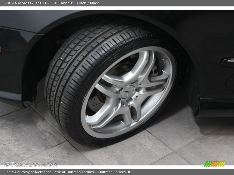 Black / Black 2009 Mercedes-Benz CLK 550 Cabriolet