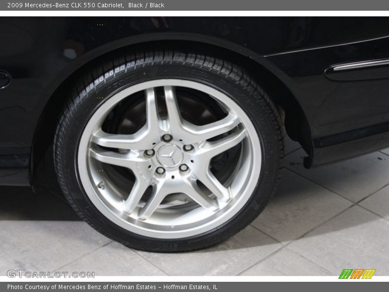 Black / Black 2009 Mercedes-Benz CLK 550 Cabriolet