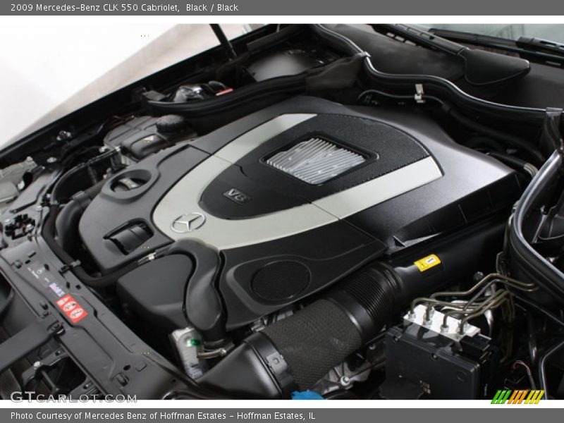 Black / Black 2009 Mercedes-Benz CLK 550 Cabriolet