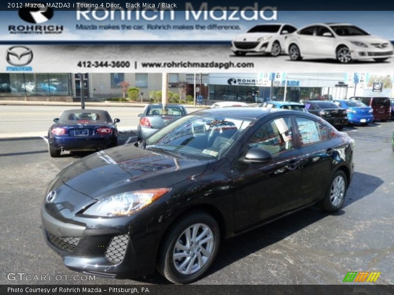 Black Mica / Black 2012 Mazda MAZDA3 i Touring 4 Door