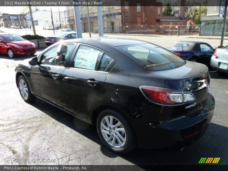 Black Mica / Black 2012 Mazda MAZDA3 i Touring 4 Door