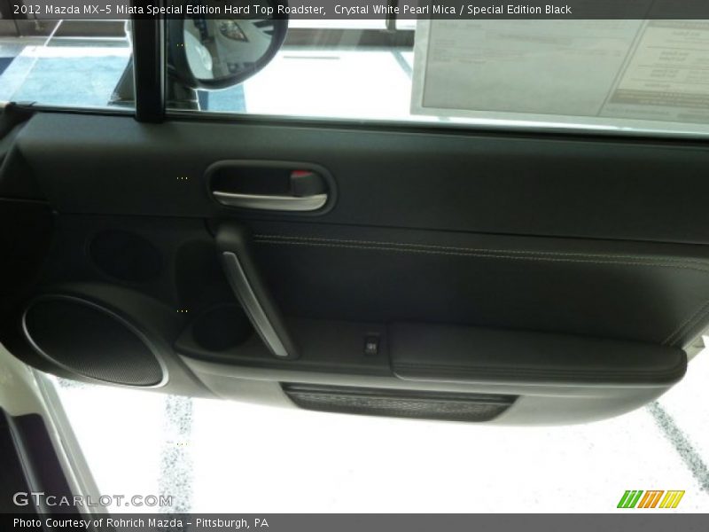 Crystal White Pearl Mica / Special Edition Black 2012 Mazda MX-5 Miata Special Edition Hard Top Roadster