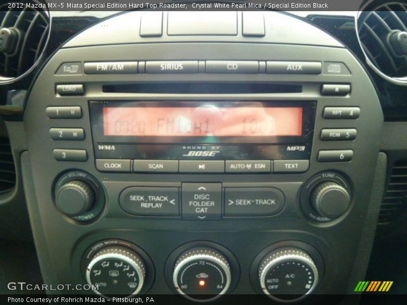 Audio System of 2012 MX-5 Miata Special Edition Hard Top Roadster